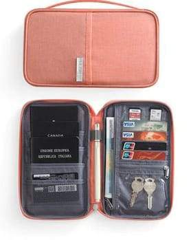 Carteira de passaporte 200000523 AXL Decor Grande Rosa 